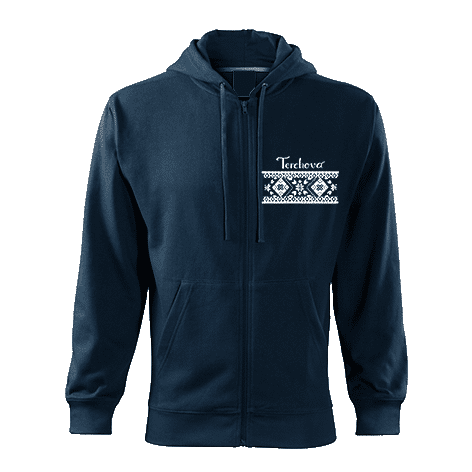 2968_105-svk-410-02-1.png Pánska mikina s kapucňou a zipsom Terchová tmavomodrá – Obrázok 1