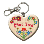 Drevená kľúčenka