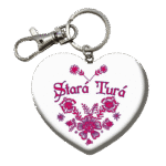 Drevená kľúčenka