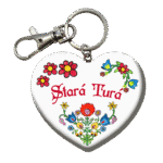 Drevená kľúčenka