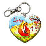 Drevená kľúčenka