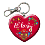 Drevená kľúčenka