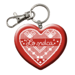 Drevená kľúčenka