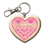 Drevená kľúčenka