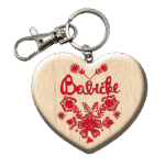 Drevená kľúčenka