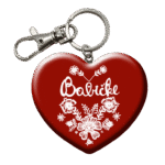 Drevená kľúčenka