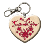 Drevená kľúčenka