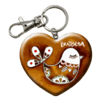 Drevená kľúčenka