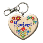 Drevená kľúčenka