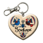 Drevená kľúčenka