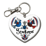 Drevená kľúčenka