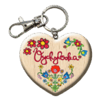 Drevená kľúčenka