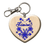 Drevená kľúčenka