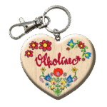 Drevená kľúčenka