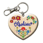 Drevená kľúčenka