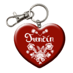 Drevená kľúčenka