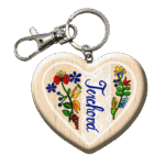 Drevená kľúčenka