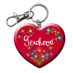 Drevená kľúčenka