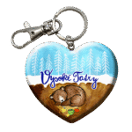 Drevená kľúčenka