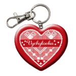 Drevená kľúčenka