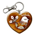 Drevená kľúčenka