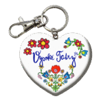 Drevená kľúčenka