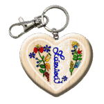 Drevená kľúčenka