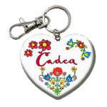 Drevená kľúčenka