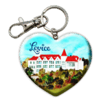 Drevená kľúčenka