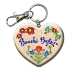 Drevená kľúčenka