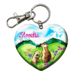 Drevená kľúčenka