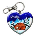 Drevená kľúčenka