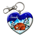 Drevená kľúčenka