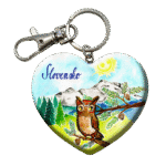 Drevená kľúčenka