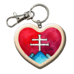 Drevená kľúčenka