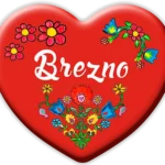 Drevená magnetka Brezno - ľudový vzor